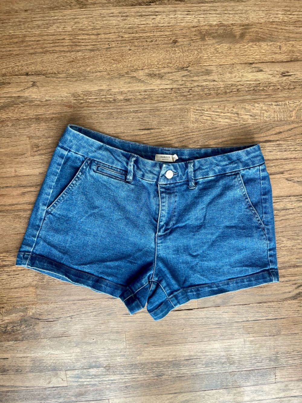 Harper Blue Denim Jean Shorts